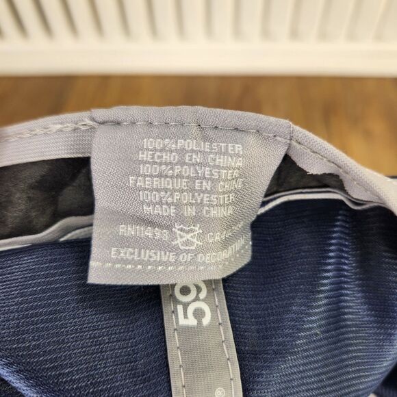 Seattle Seahawks New Era 59fifty Size 7 3/8 Hat Cap Blue Green Hex Tech Sideline - Picture 11 of 11